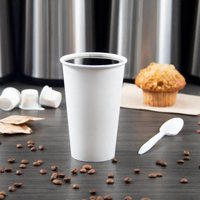 Dart Solo White 16 oz. SSP Paper Hot Cup - Case of 1000 - #316W-2050 Dart Container