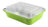 3.75 lb. Colored Carryout Foil Pan with Plastic Lid - Case of 500 - #3227P KitchenDance
