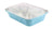 3.75 lb. Colored Carryout Foil Pan with Plastic Lid - Case of 500 - #3227P KitchenDance