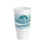 Horizon® Teal 32 oz. EPS Foam Pedestal Cup - Case of 400 - #32AJ20H