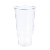 Dart 32 oz. PP Plastic Pedestal Clear Cold Cup - Case of 500 - #32P