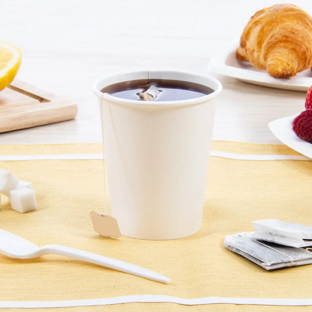 Dart Solo 10 oz. White SSP Paper Hot Cup - Case of 1000 - #370W-2050 Dart Container