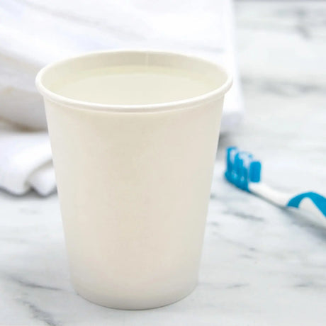 Dart Solo 10 oz. White SSP Paper Hot Cup - Case of 1000 - #370W-2050 Dart Container