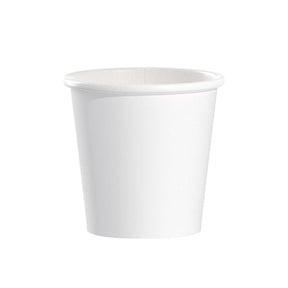 Dart Solo 4 oz. White Paper Hot Cup - Case of 1000 - #374W-2050 Dart Container