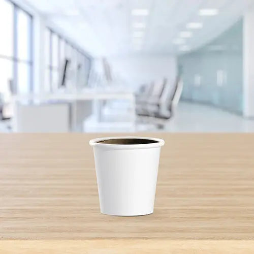 Dart Solo 4 oz. White Paper Hot Cup - Case of 1000 - #374W-2050 Dart Container