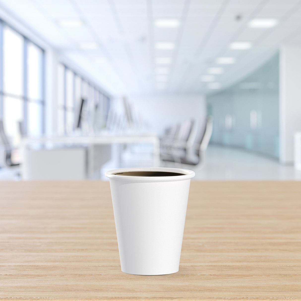 Dart Solo 6 oz. White SSP Paper Hot Cup - Case of 1000 - #376W-2050