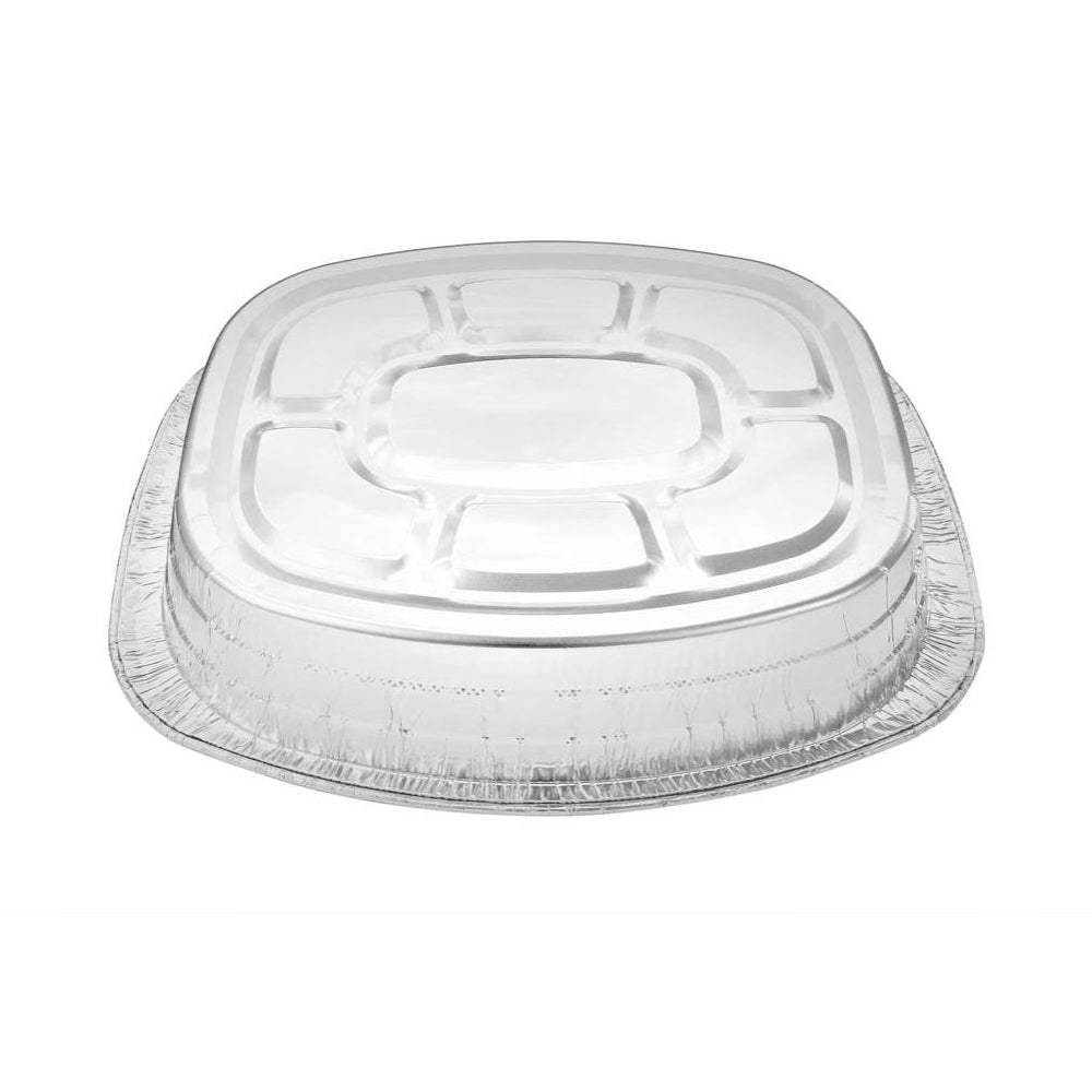 Large Oval-Shape Disposable Roaster Pan - Case of 25 - #40010