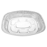 Large Oval-Shape Disposable Roaster Pan - Case of 25 - #40010