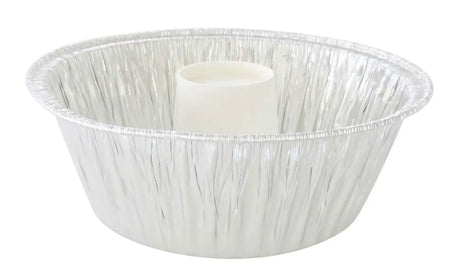 8" Angel Food Cake - Bundt Pan with Plastic Lid - Case of 100  #4060 D & W Fine pack