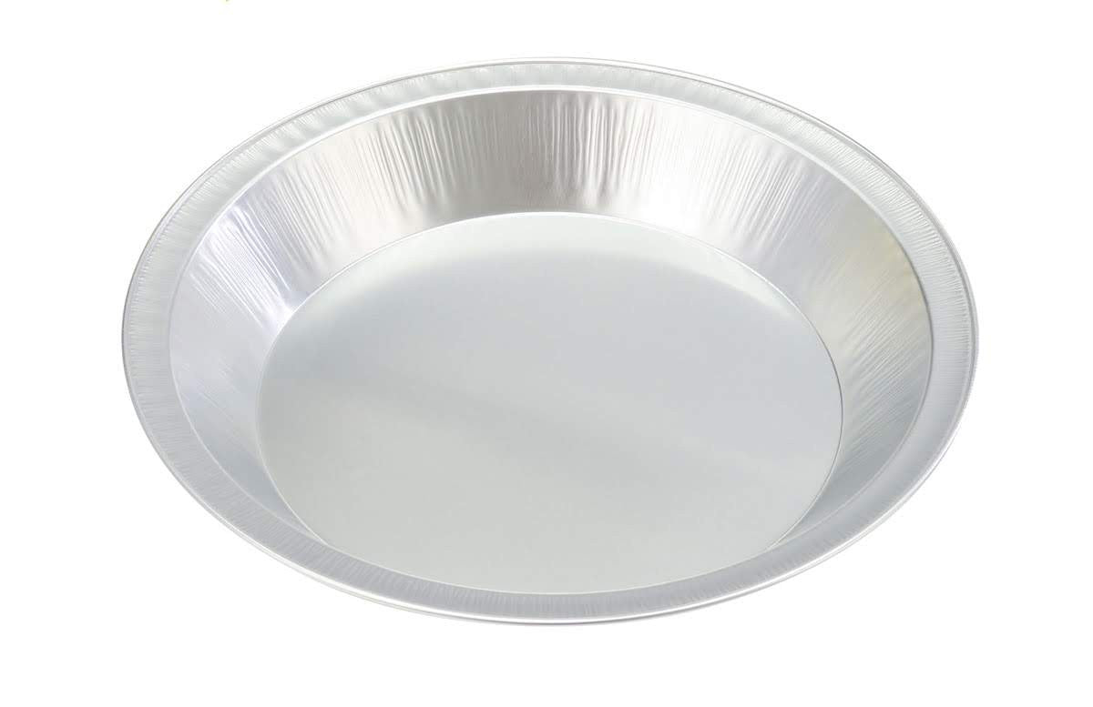 9" Disposable Heavy-Foil Smooth Wall Pie Pan  Case of 200 -  #409