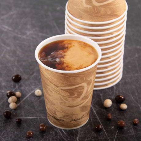 Mistique® 12 oz. SSP Paper Hot Cup - Case of 1000 - #412MSN-0029