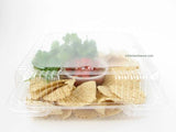 9" Square Hinged Plastic Deli Container - Case of 200  #CPC900