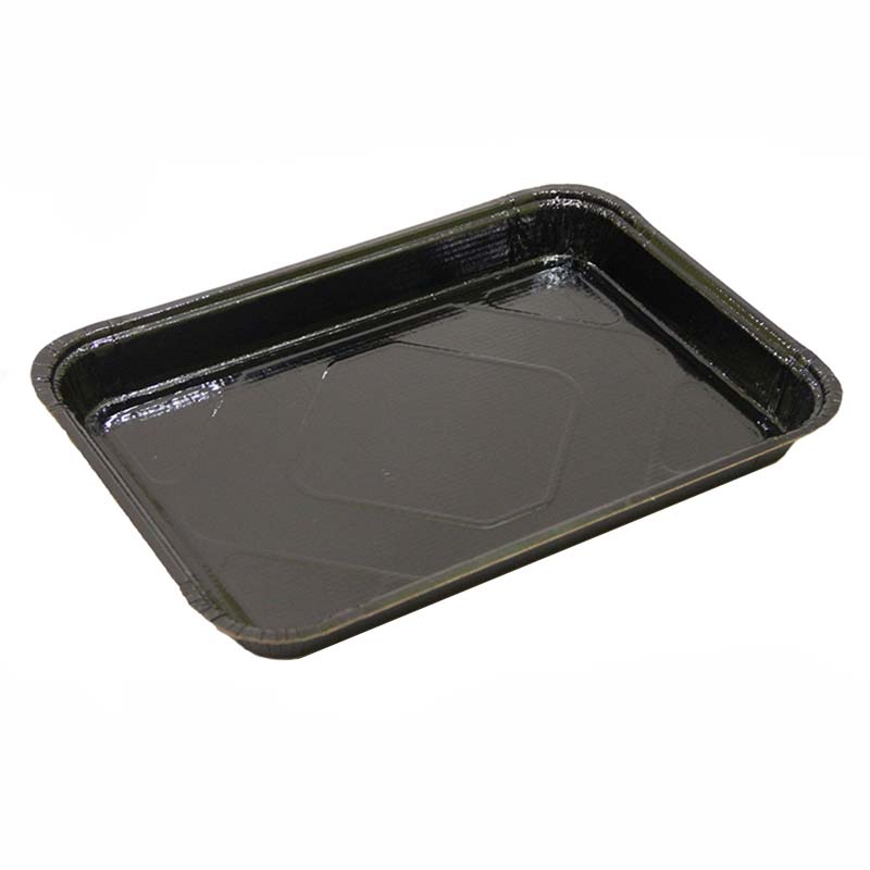 9" x 13" Black Quarter Size Oven Safe Heavy Weight Sheet Pan - Case of 200 - #42082