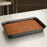 9" x 13" Black Quarter Size Oven Safe Heavy Weight Sheet Pan - Case of 200 - #42082