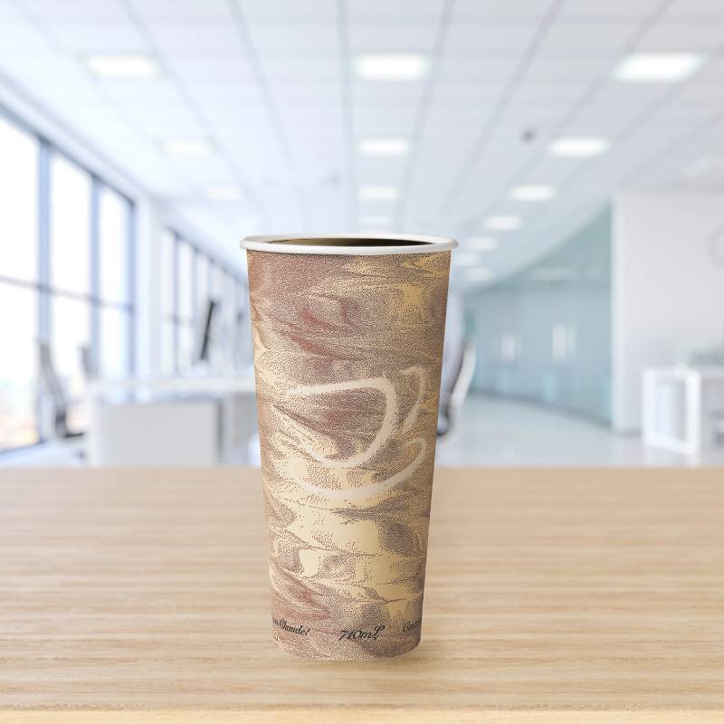 Mistique® 24 oz. SSP Paper Hot Cup - Case of 500 - #424MSN-0029