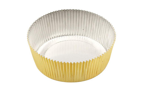 Moldes desechables para tartas o cupcakes hechos de papel de aluminio de colores - Caja de 5000 - N.° K106