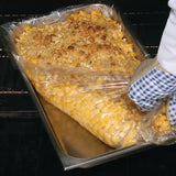 PanSaver® Eco Full Size Clear Plastic Steam Table Pan Liner 4"D - Case of 100 - #45044 Pansaver