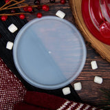 Dart 48 oz. Translucent HIPS Plastic Vented Lid - Case of 500 - #48JL Dart Container