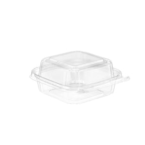 5 x 5 Tamper Evident & Tamper Resistant 25 oz. Square Deli Containers - Case of 272 - #TS5X5 Inline Plastics