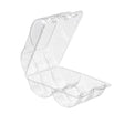 50 oz. Rectangular 6-Compartment Donut Clamshell Container - Case of 192 - #SLP206A Inline Plastics