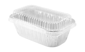 Plastic lid for 1 lb. Disposable Aluminum Mini Loaf Pan  - Case of 200 - #PL-5000 Handi-Foil