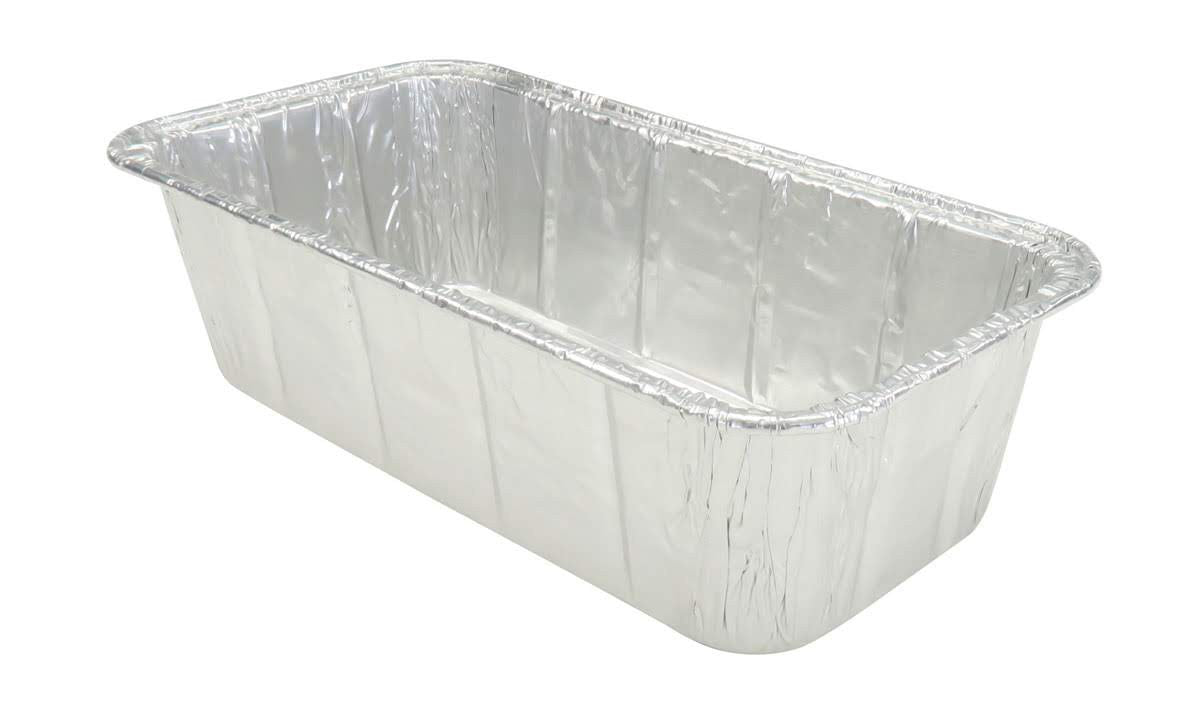 Molde de aluminio desechable para pan de 2 libras - Caja de 500 - N.º 5100NL