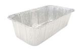 Molde de aluminio desechable para pan de 2 libras - Caja de 500 - N.º 5100NL