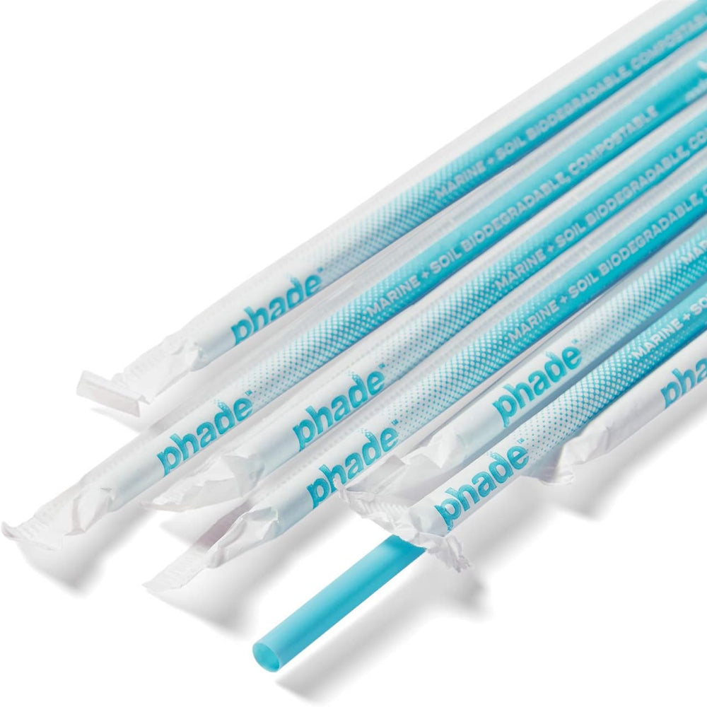 Phade® 8.5″ Giant Ocean Friendly Wrapped Sustainable Eco-Straws - Case of 1200 - #511180