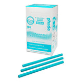 Phade® 9″ Ocean Friendly Unwrapped Sustainable Boba Eco-Straws - Case of 720 - #511207