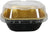 4" Square Colored Aluminum Foil Dessert Pan w/ Lids Case of 1000- #A6P KitchenDance