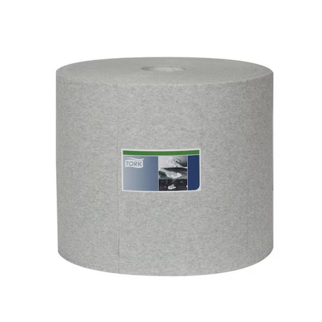 Tork 12.6 x 13.3 Industrial Giant Roll 1-Ply Gray Cleaning Cloth - Case of 1 - #520305
