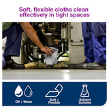 Tork Industrial 1-Ply Grey  12.6 x 10 Cleaning Cloth Centerfeed - Case of 1 - #520337