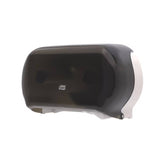 Tork Twin Jumbo Toilet Paper Roll Dispenser Smoke - Case of 1 - #56TR