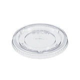 Dart 32 oz. Clear PET Plastic Straw-Slotted Lid - Case of 500 - #636TS
