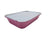 1½ lb. Shallow Colored Oblong Foil Pan with Board Lid - Case of 1000 - #6417L KitchenDance