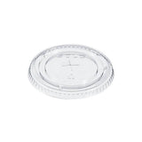 Dart 5-20 oz. PET Plastic Clear Straw-Slotted Lid - Case of 1000 - #662TS