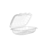 9 x 6 in Utility Clear PP Plastic Hinged Container - Case of 300 - #69PPHT1