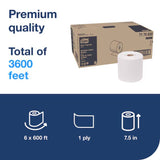Tork 7.5 x 10 Premium Hand Towel Roll - Case of 6 - #7170630