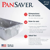 Revestimiento para sartenes de tamaño completo Scrub Saver de Pan Saver - Caja de 250 n.º 42946 