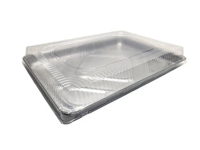 Disposable Aluminum Half Sheet Cake Pan with Plastic Lid  Case of 100 - #7300P Handi-Foil