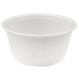 Vaso de porción transparente de 4 oz de Prime Source - Caja de 2500