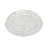 Tapa transparente de Prime Source para vasos de 2 oz. porciones - Caja de 2500