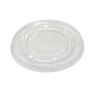 Tapa transparente de Prime Source para vasos de porciones de 3,25 oz, 4 oz o 5,5 oz - Caja de 2500