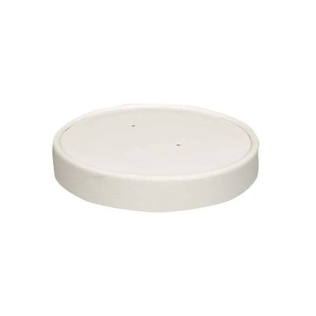 Prime Source 12 oz. White Paper Food Cup with Lid - Case of 250 - #75000397