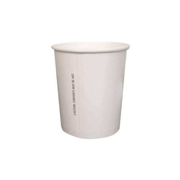 Prime Source 32 oz. White Paper Food Cup with Lid - Case of 250 - #75000399