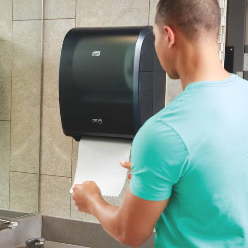 Tork Electronic Black Hand Towel Roll Dispenser - Case of 1 - #771828