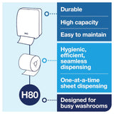 Tork Mechanical Black Paper Hand Towel Roll Dispenser - Case of 1 - #772828