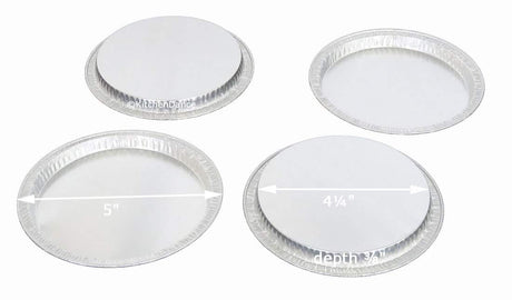 Bandeja de aluminio desechable para equilibrar la humedad (caja de 1000, n.º 80063)