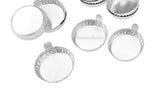 Disposable 57mm Aluminum Foil Weighing Dish - Case of 1000 - #80065