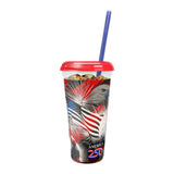 32 oz. America250 Clear Souvenir Cup - Case of 200 - #8022250